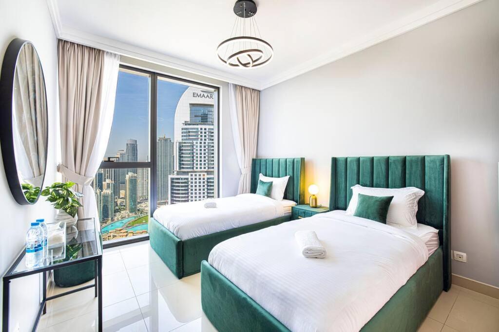 Magnificent Brand New Lux 3Br Burj & Fountain View Apartamento Dubai Exterior foto